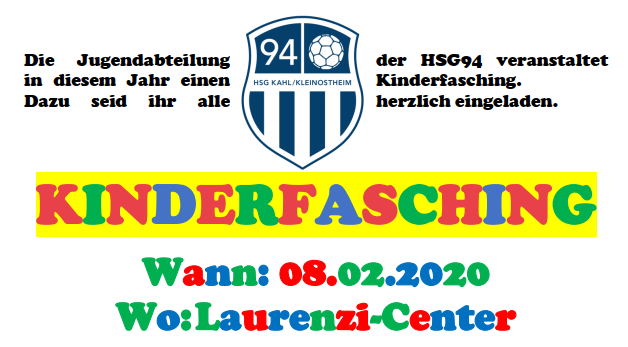 94er Kinderfasching in Kleinostheim!