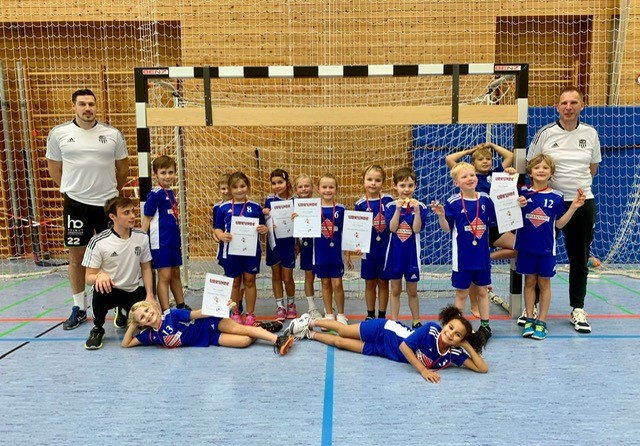 Mini Anfänger Kleinostheim: 94er Minis dominieren das Turnier am vergangenen Samstag beim TV Bürgstadt