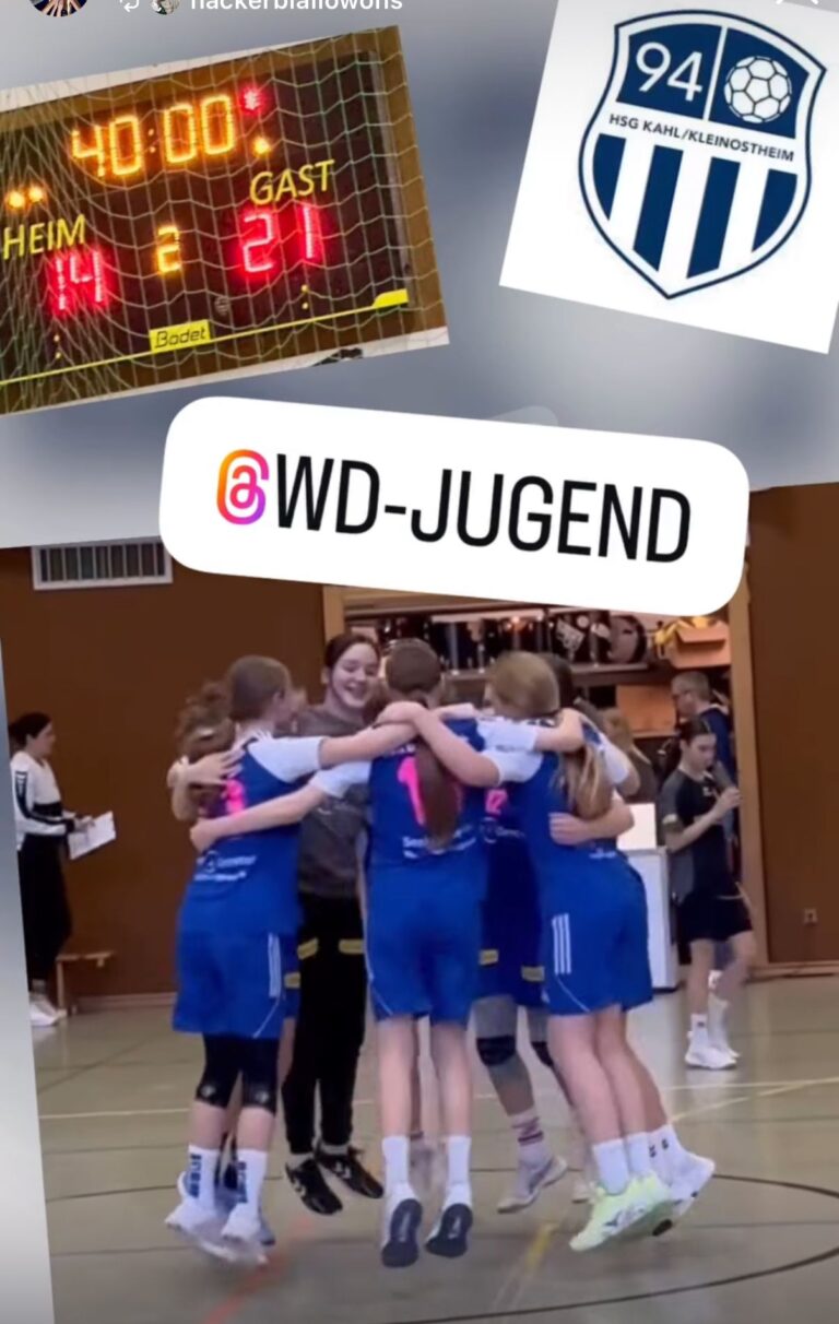 Weibl. D-Jugend: Als Spitzenreiter in die Endspiele um die Meisterschaft